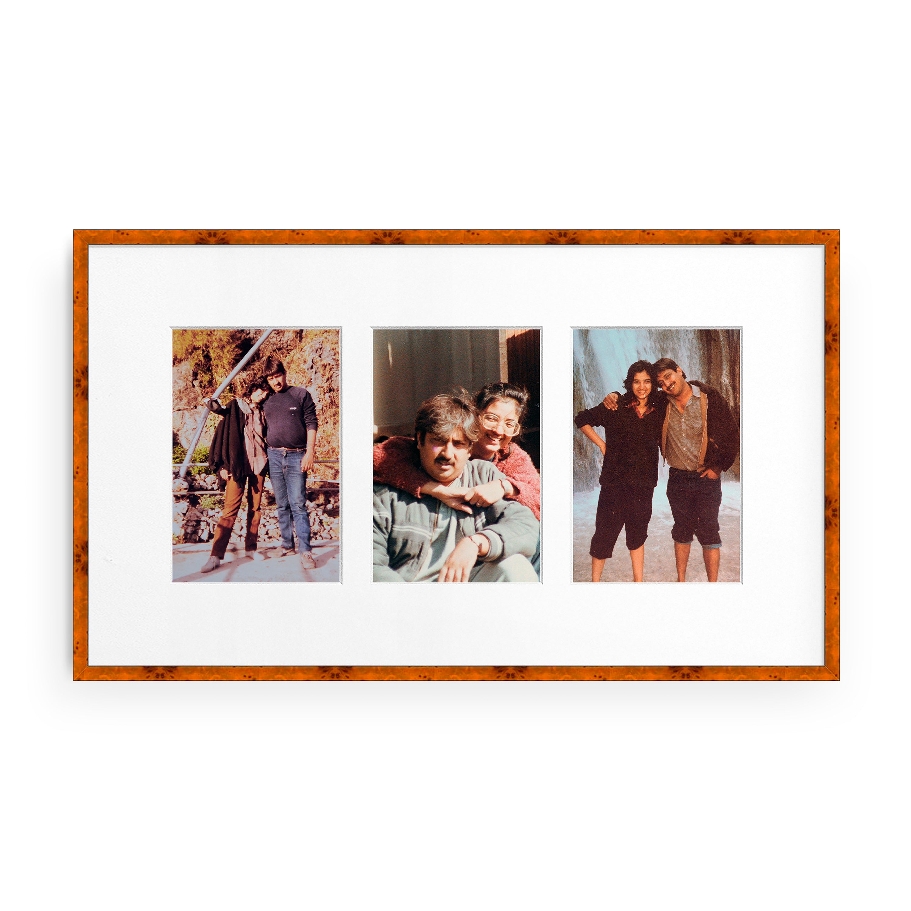Trio Collage Frame - White, 4x6  Display 3 Photos in 1 Picture Frame