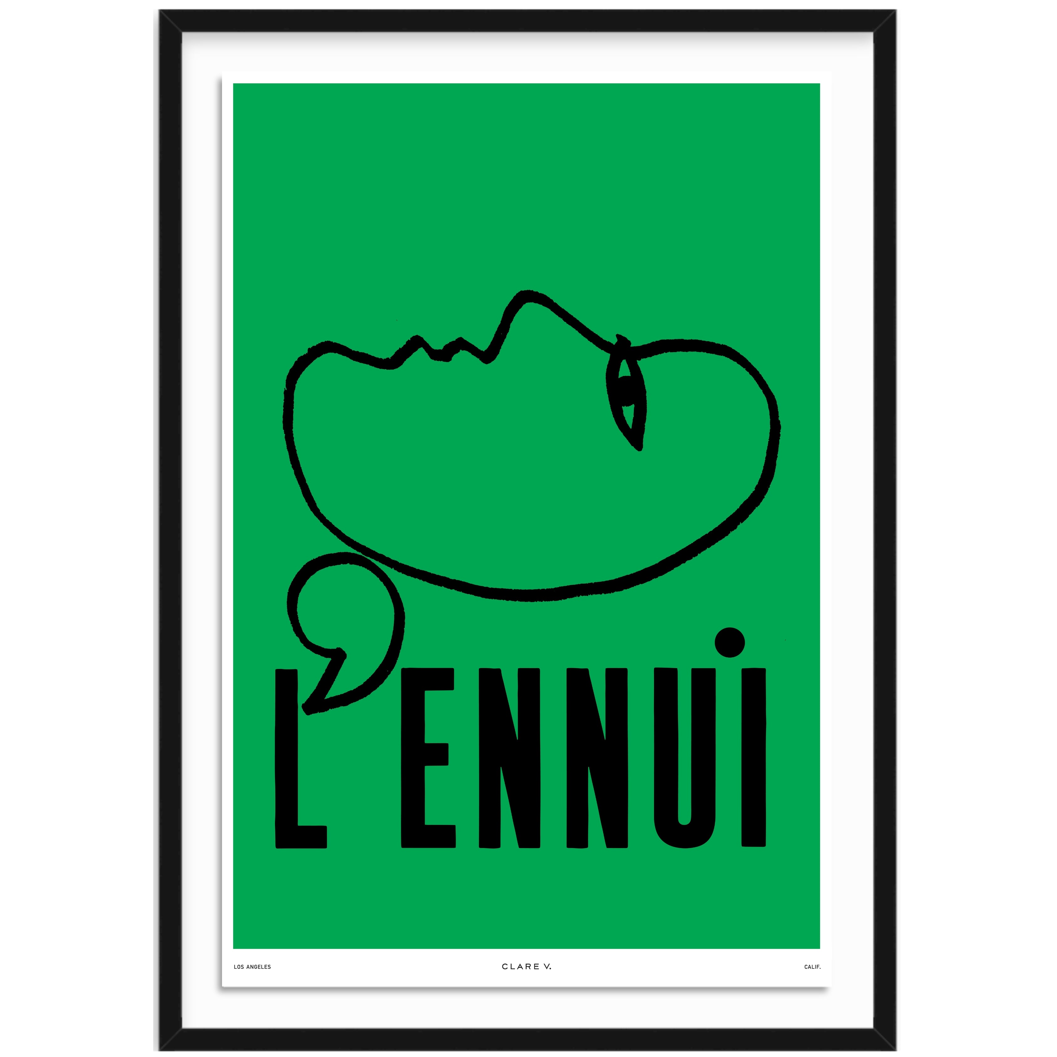 L' Ennui Art Print – Framebridge